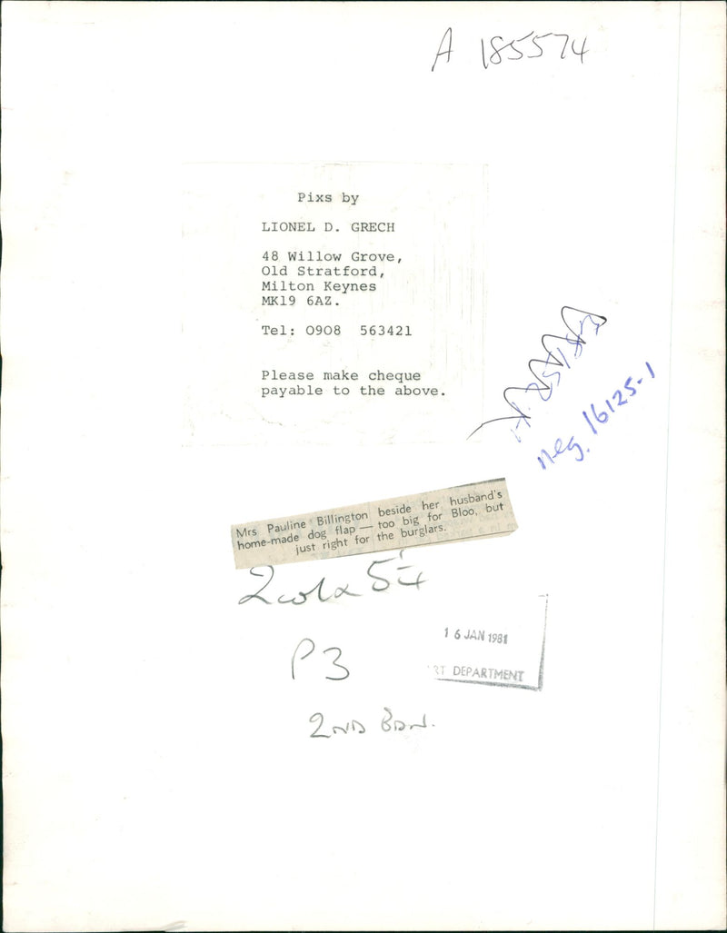 Dog General - Vintage Photograph