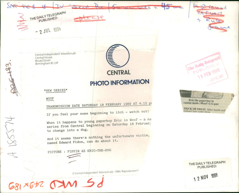 Dog General - Vintage Photograph