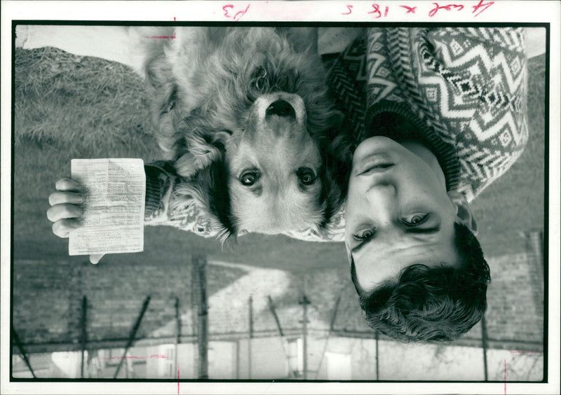 Mr Spillane and Lady. - Vintage Photograph