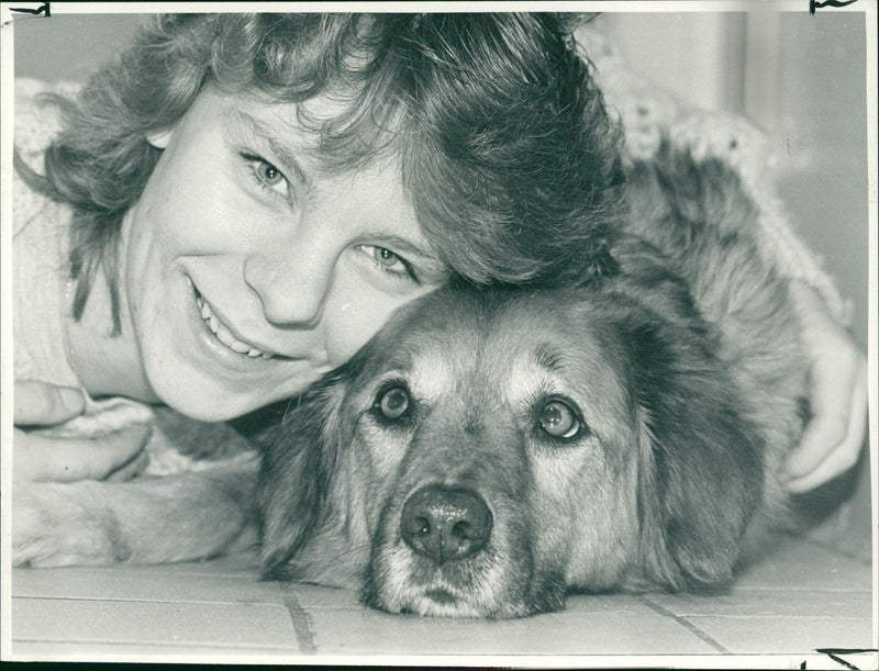 general dog and teresa kirk - Vintage Photograph