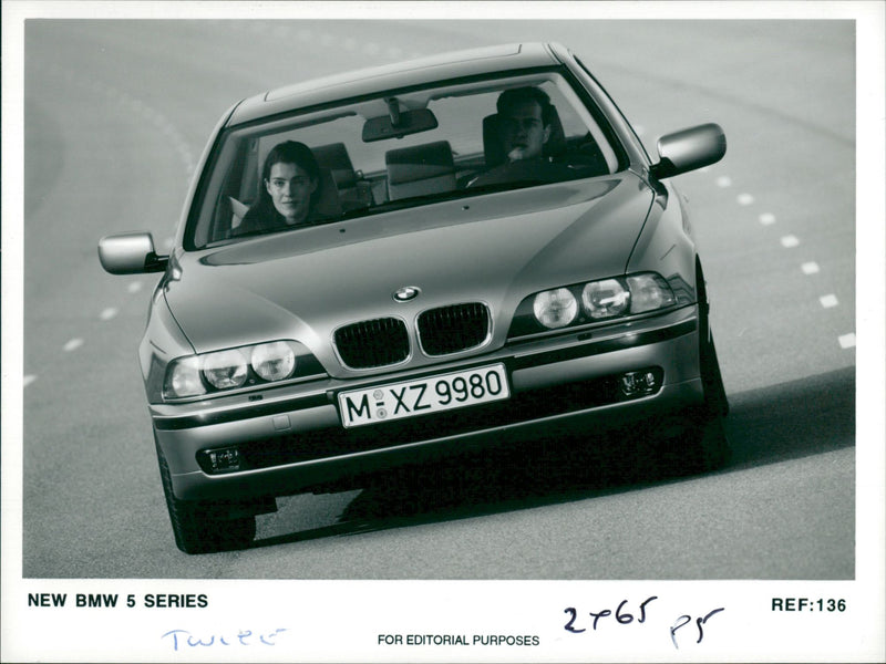 Motor Car: BMW 5 Series - Vintage Photograph