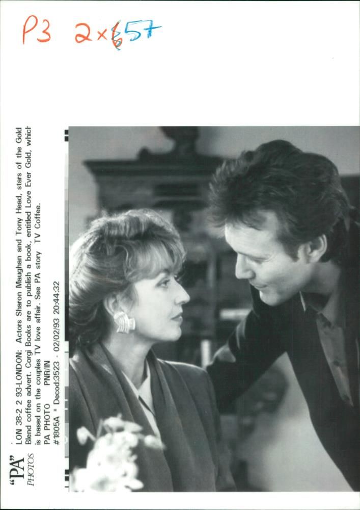 sharon maughan and tony head. - Vintage Photograph
