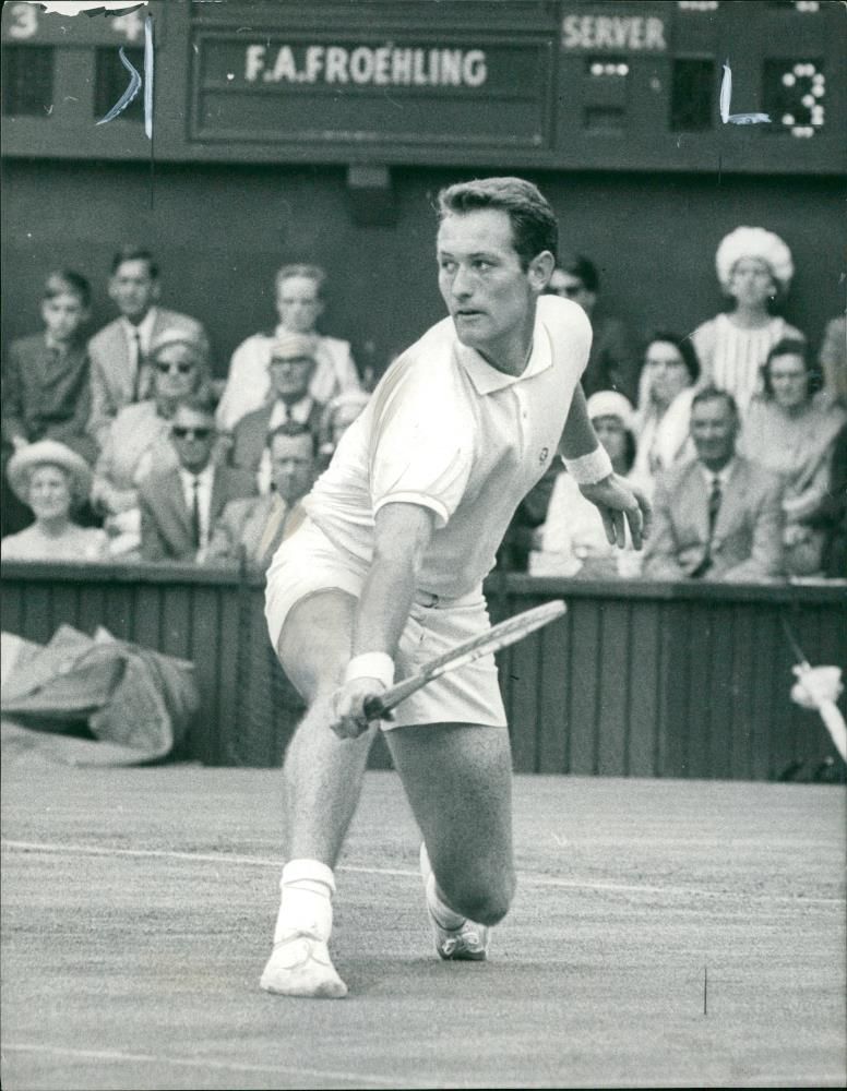 Mike Sangster British tennis player. - Vintage Photograph