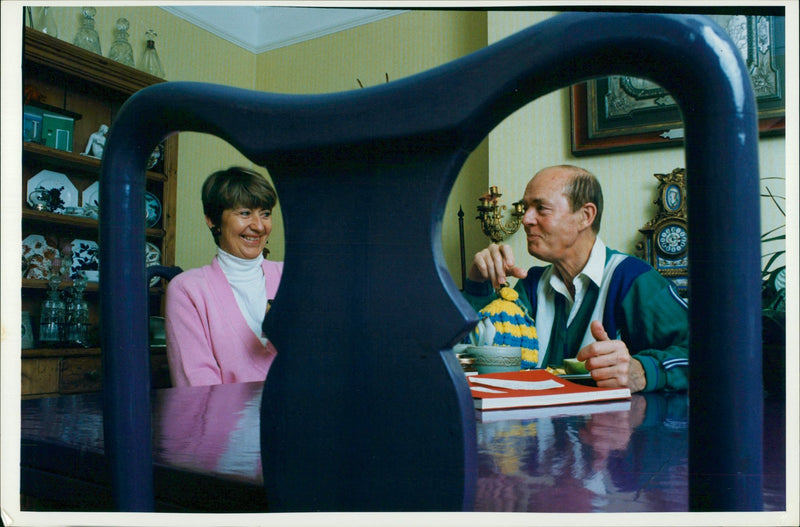 Theatre Impresario Ray Cooney and his wife Linda Cooney - Vintage Photograph