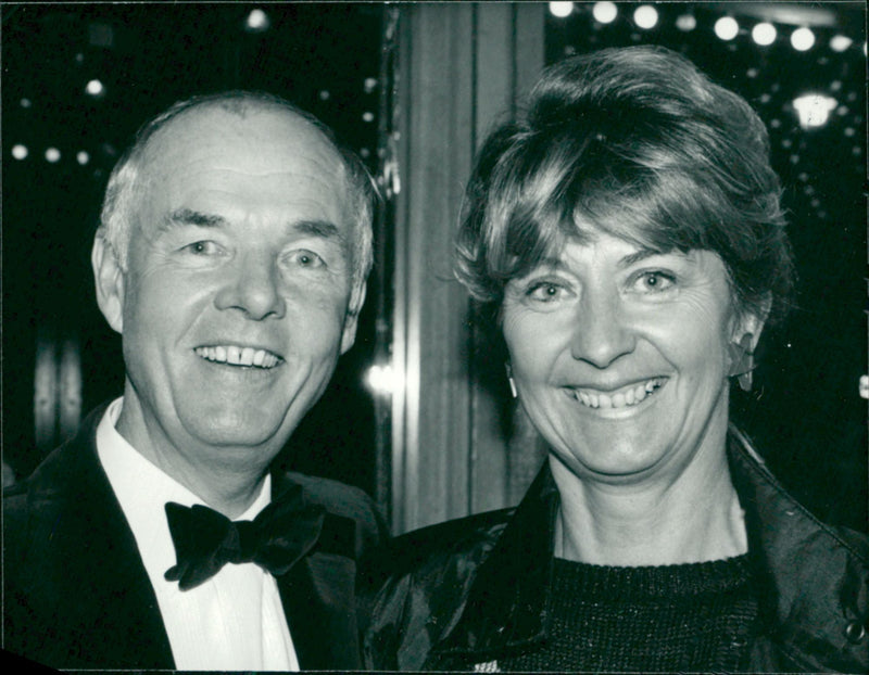 Theatre Impresario Ray Cooney and his wife Linda Cooney - Vintage Photograph