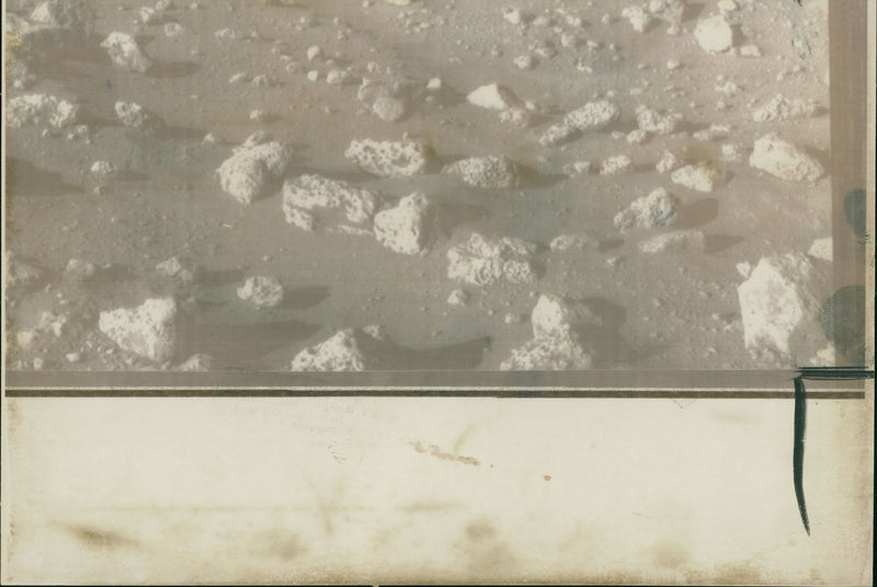 martian landscape - Vintage Photograph