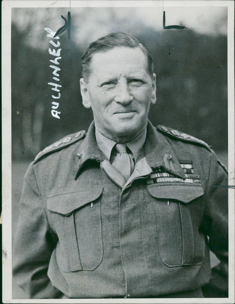 Claude Auchinleck British military commander - Vintage Photograph