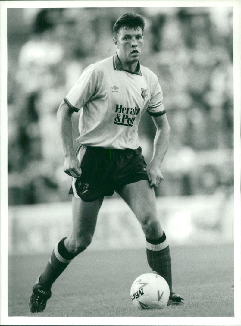 Joe McLaughlin Footballer. - Vintage Photograph