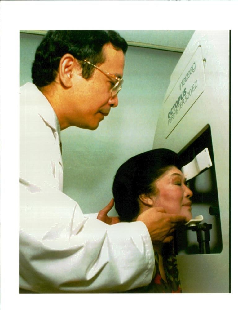 First Lady Imelda Marcos and Dr. Manuel  Agulto - Vintage Photograph