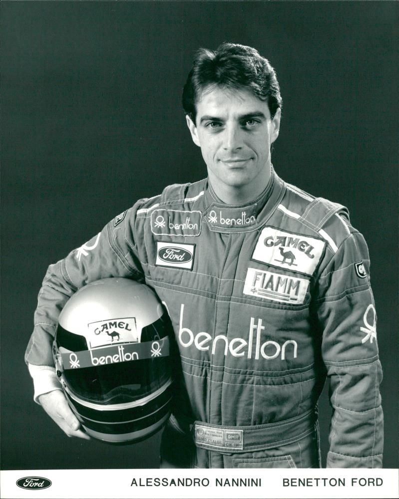 Alessandro Nannini Racing driver. - Vintage Photograph