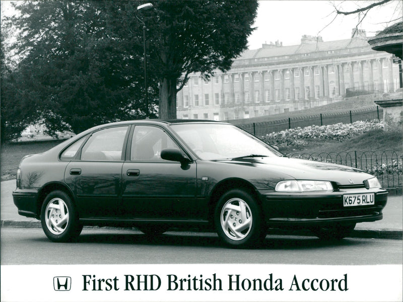 First RHD British Honda Accord. - Vintage Photograph