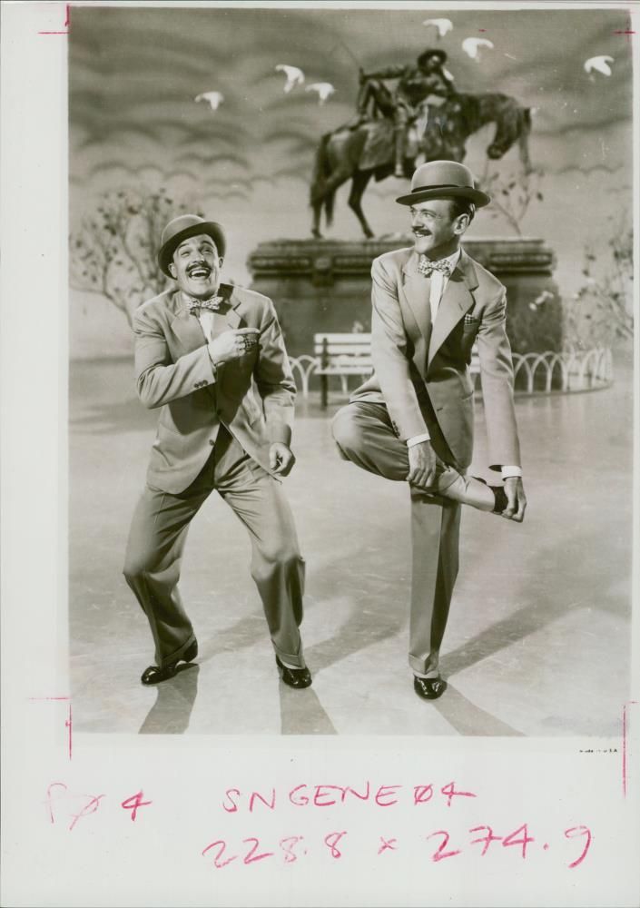 Gene Kelly and Fred Astaire in 1945's musical film 'Ziegfeld Follies' - Vintage Photograph
