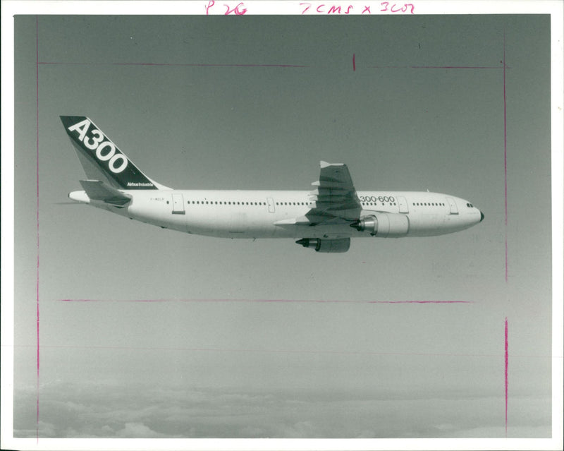 Aircraft: A 300 Airbus - Vintage Photograph