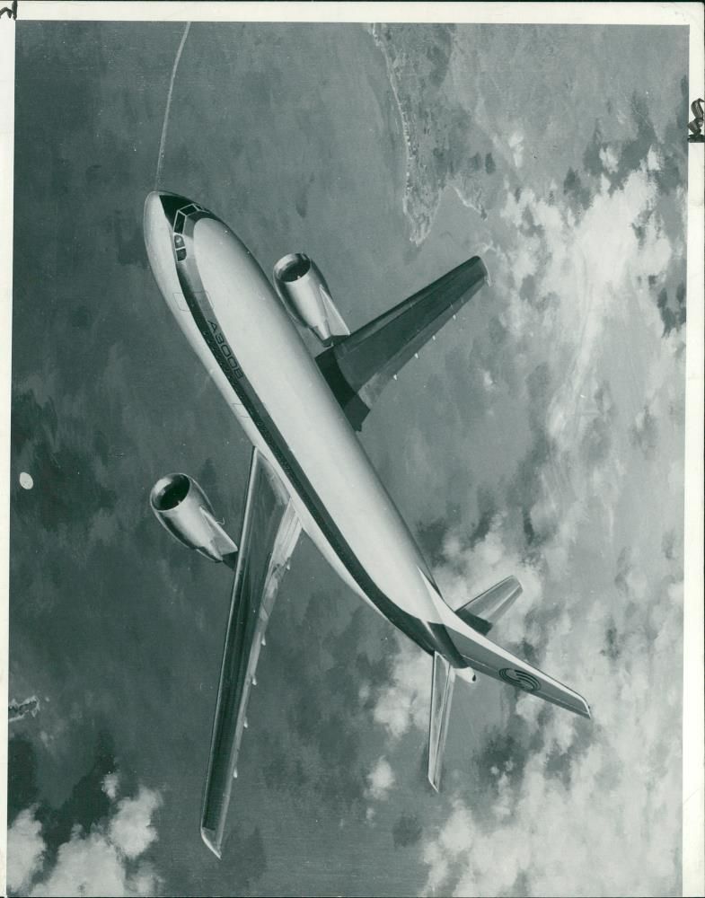 Aircraft: A 300 Airbus - Vintage Photograph