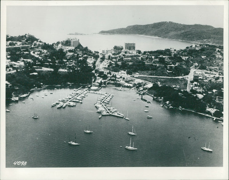 Mexico Olympic venue. - Vintage Photograph