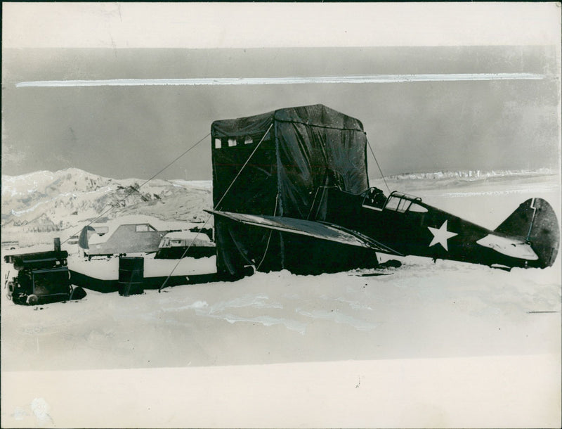 Alaska Aircraft Heating System - Vintage Photograph