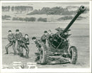 Towed light gun. - Vintage Photograph