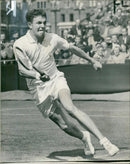 Roger Becker British tennis player. - Vintage Photograph