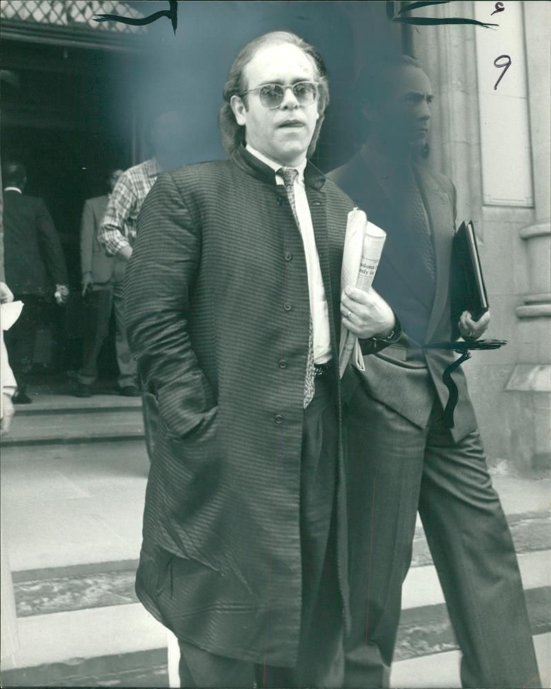 Elton John Singer. - Vintage Photograph