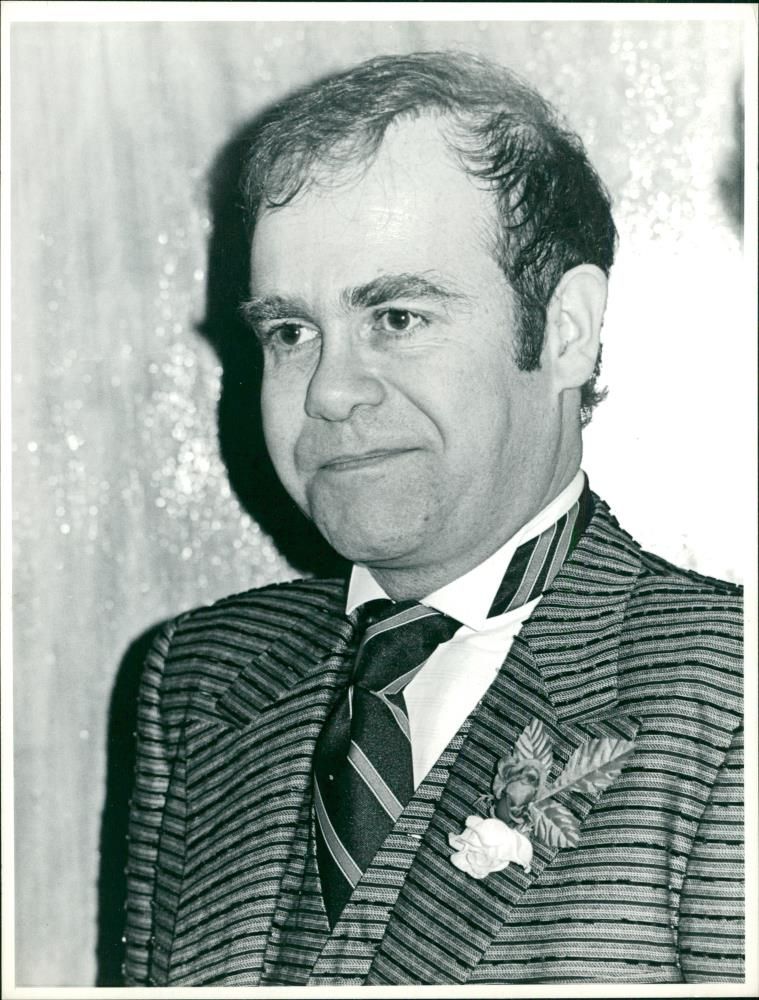 Elton John Singer. - Vintage Photograph