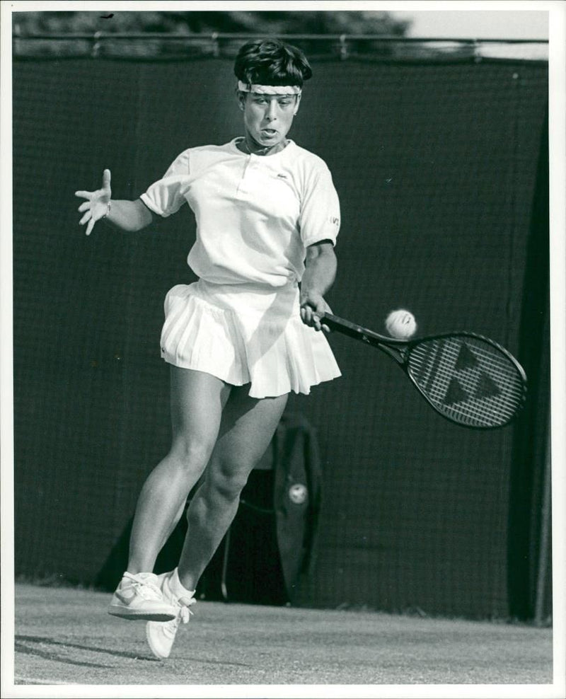 Tennis Player Nathalie Herreman - Vintage Photograph