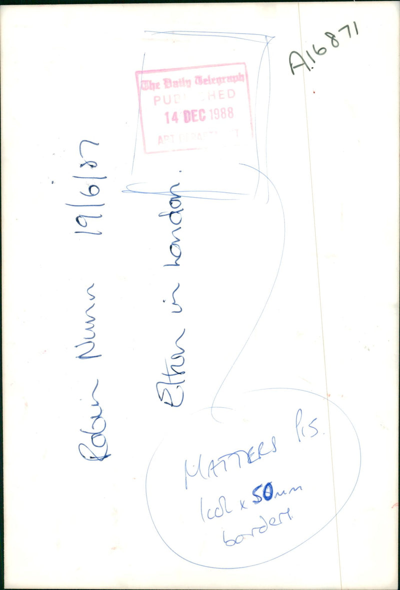 Elton John - Vintage Photograph