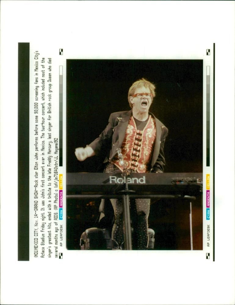 Elton John - Vintage Photograph