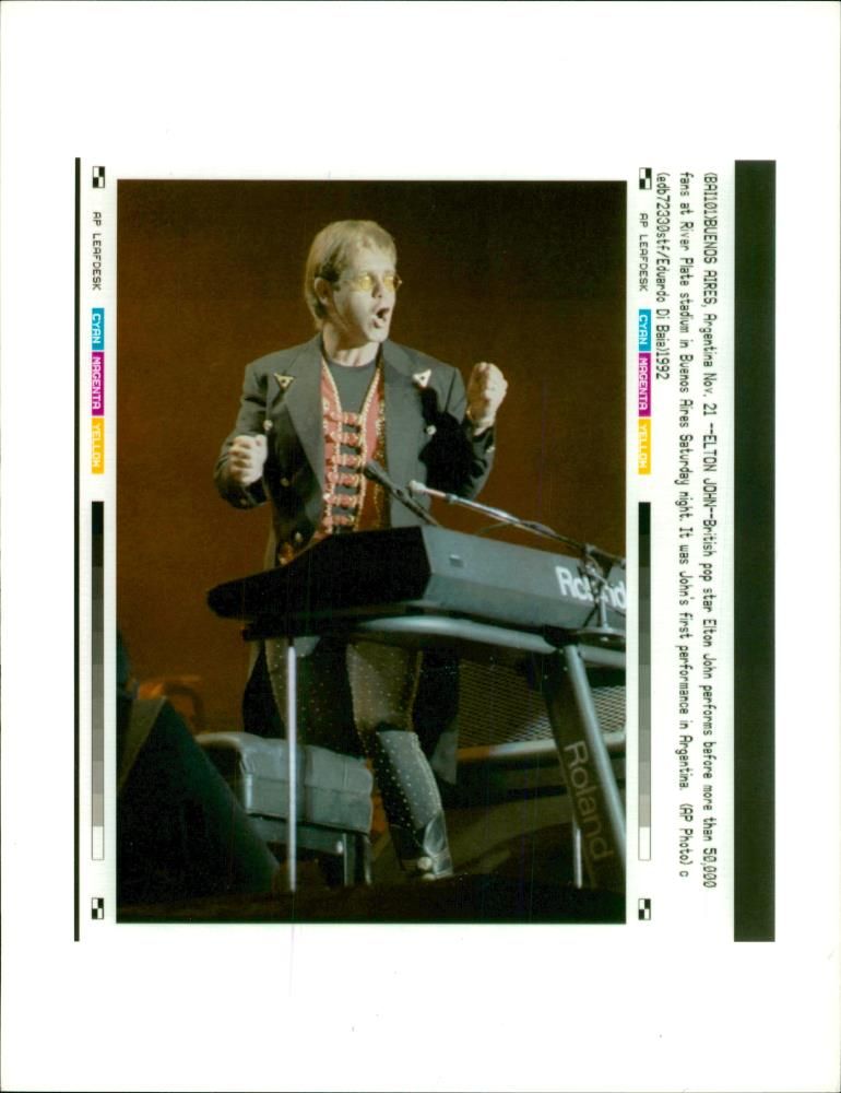 Elton John - Vintage Photograph