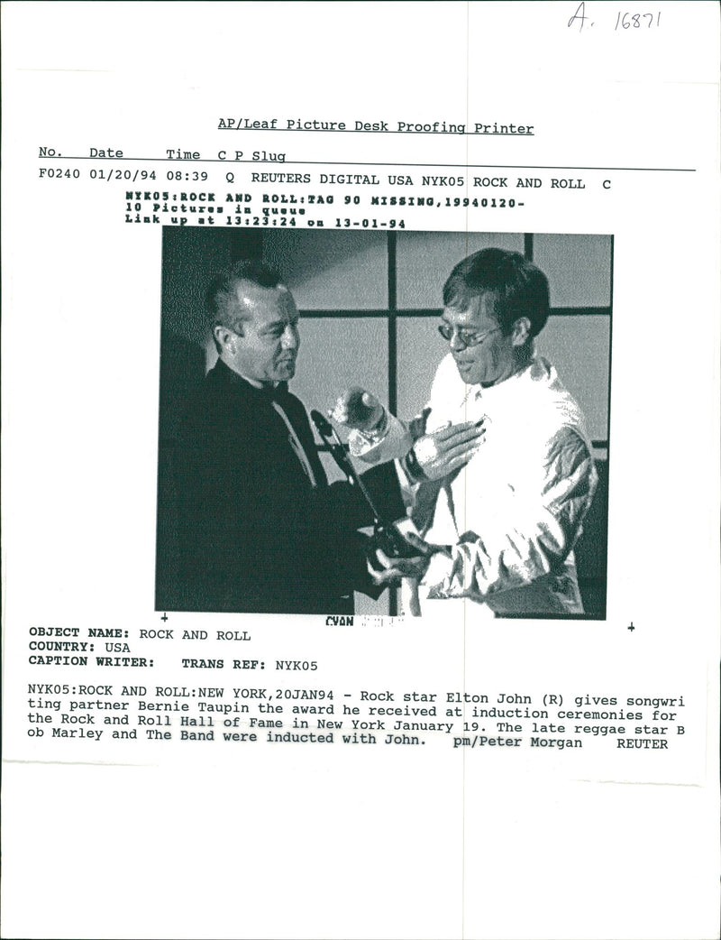 Elton John - Vintage Photograph