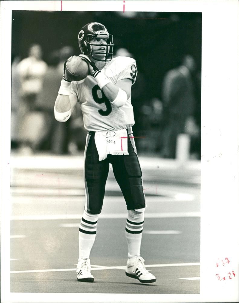 American football player Jim McMahon, Chicago Bears - Vintage Photograph