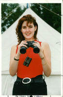 Jodi Etherton in British Birdwatching fair at Egleton Nature reserve - Vintage Photograph