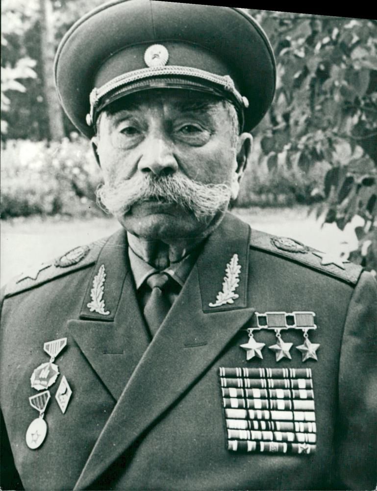 Semyon Budyonny Military commander. - Vintage Photograph