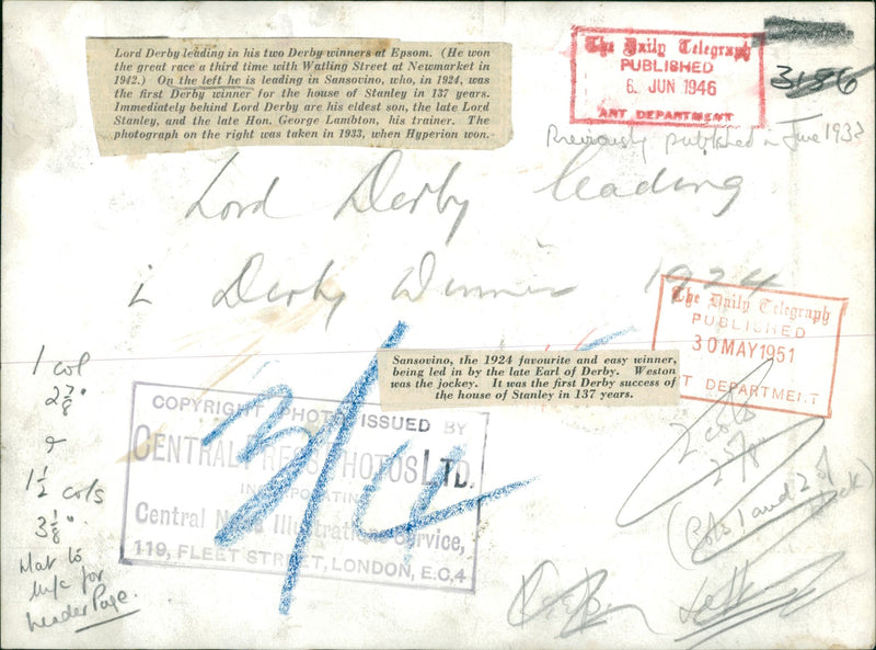 17th Earl of Derby - Vintage Photograph