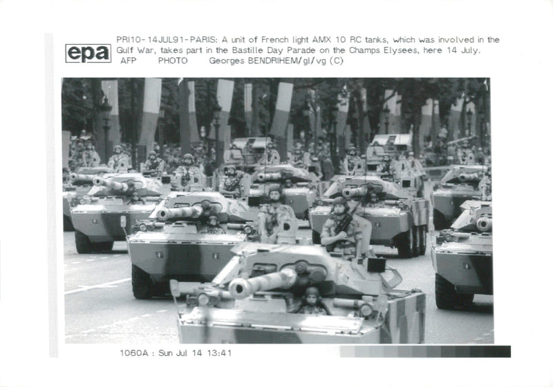 French Revolution War tanks - Vintage Photograph