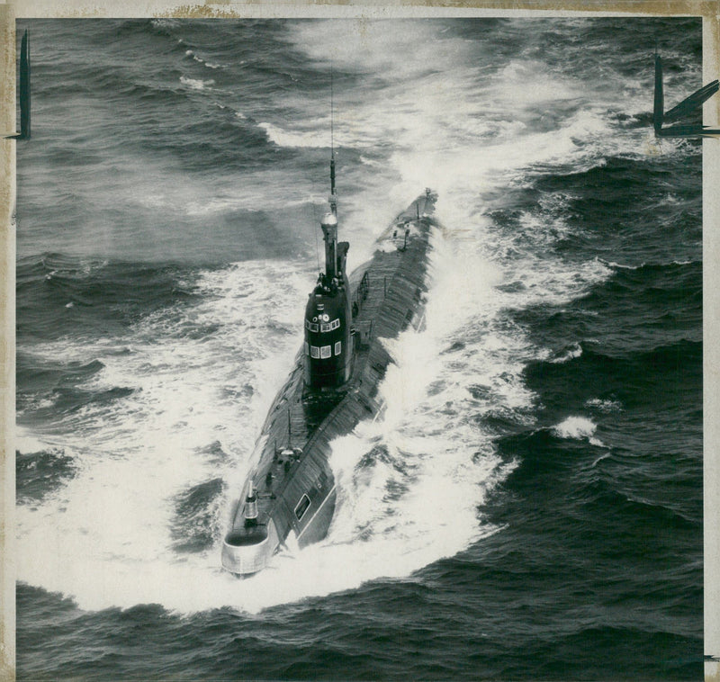 Foxtrot-class submarine - Vintage Photograph