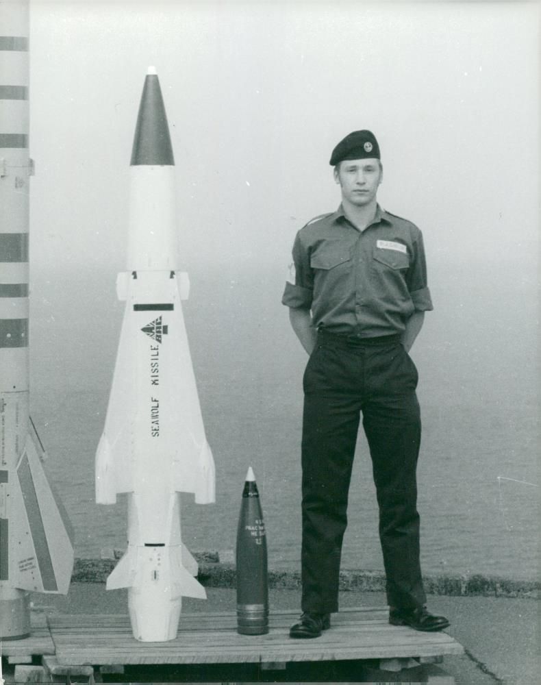 Sea Wolf Anti-missile (missile) - Vintage Photograph