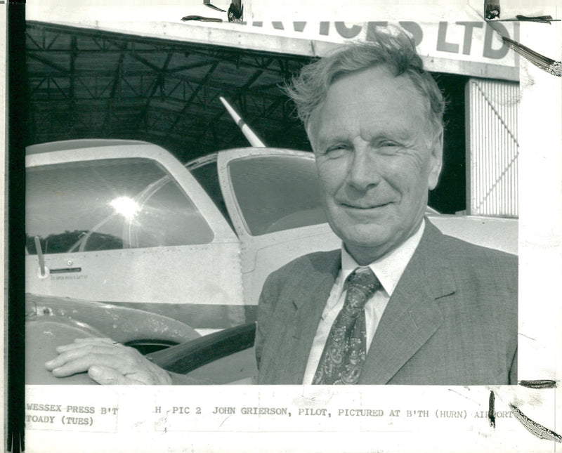 John Grierson (pilot) - Vintage Photograph