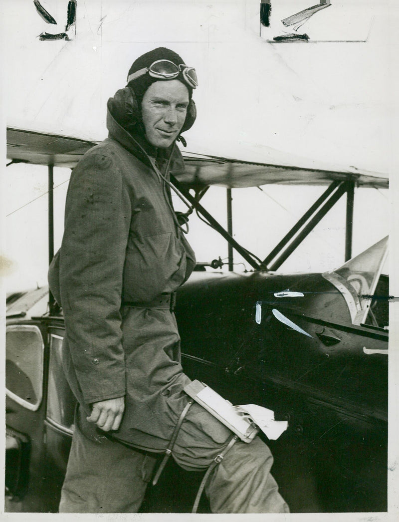 John Grierson (pilot) - Vintage Photograph