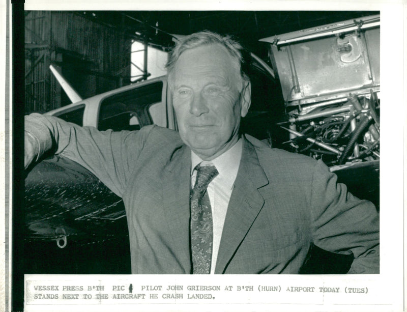 John Grierson (pilot) - Vintage Photograph