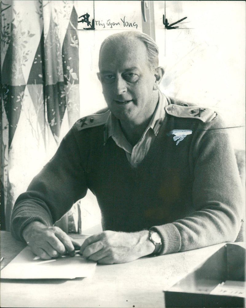 Peter Young (British Army officer) - Vintage Photograph