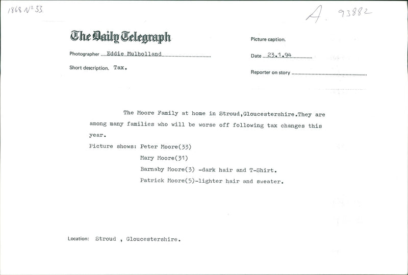 Inland Revenue Staff Federation - Vintage Photograph