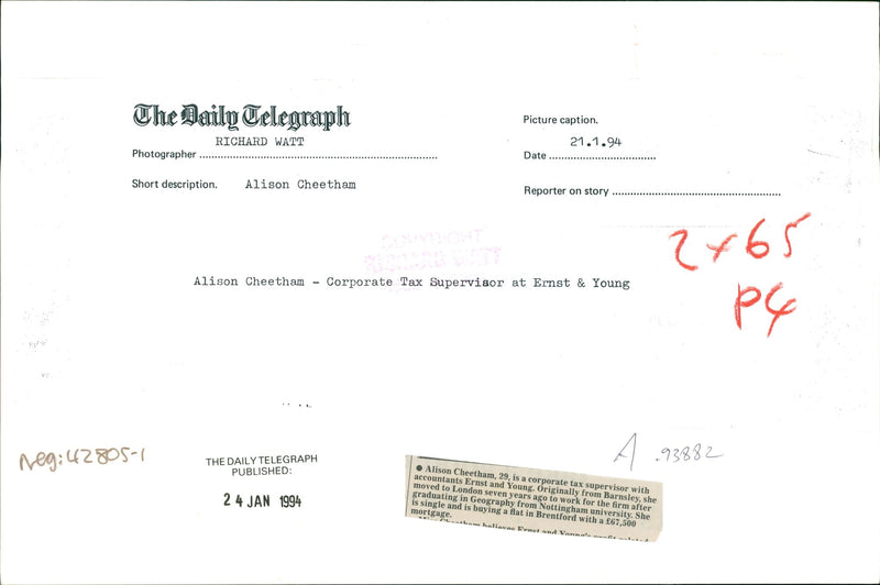 Inland Revenue Staff Federation - Vintage Photograph