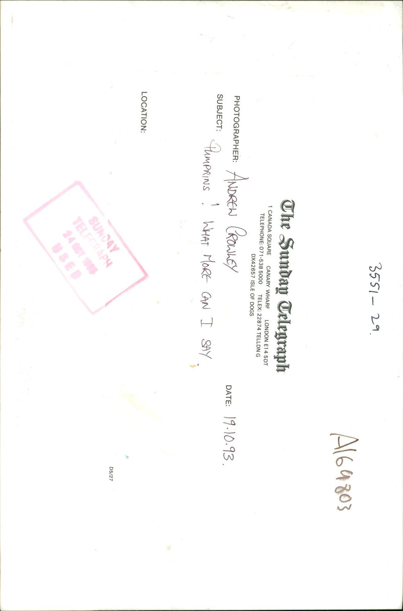 Pumpkin Squash - Vintage Photograph