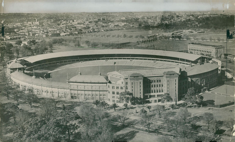 Melbourne Cricket Ground. - Vintage Photograph