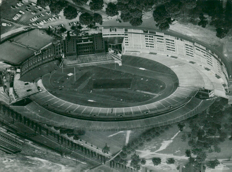 Melbourne Cricket Ground. - Vintage Photograph