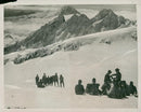 Olimbers peril Mount Ruapehu. - Vintage Photograph