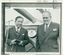Duke of Westminster and Mr. Y.K. Pao. - Vintage Photograph