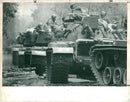 united states armoured troops - Vintage Photograph