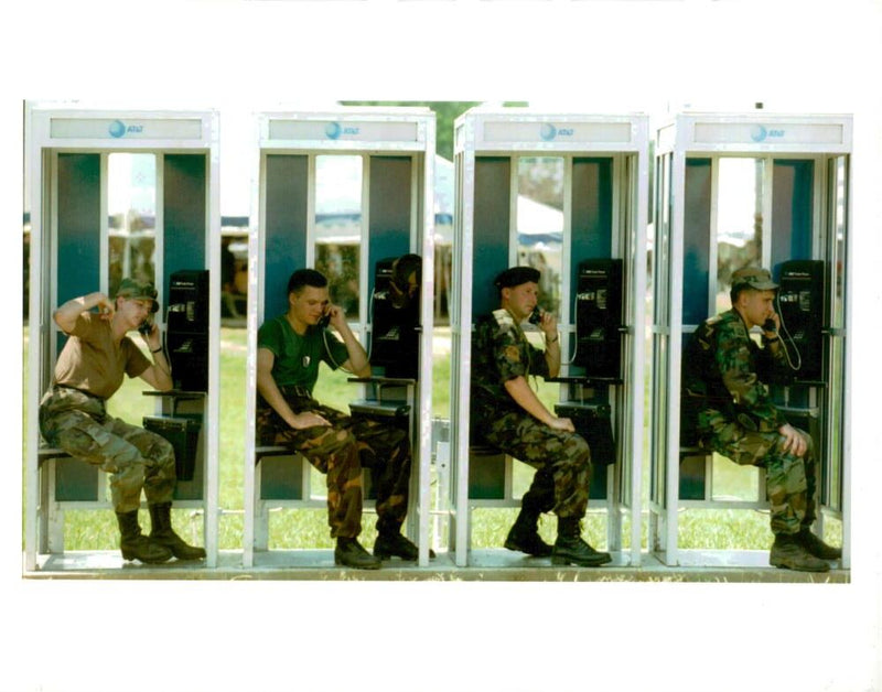 Nato peace keeping alexandria cooperative nugget FT POLK. - Vintage Photograph