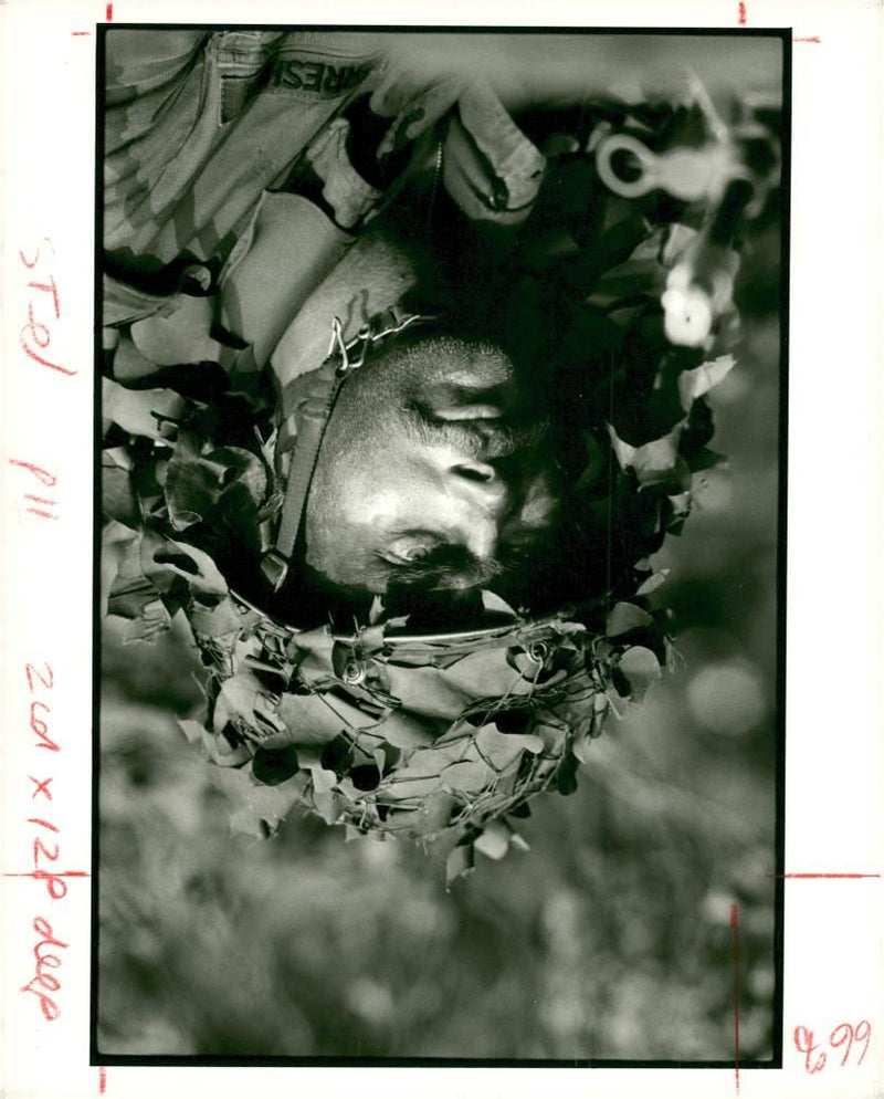 On exercise but where is the new enemy. - Vintage Photograph